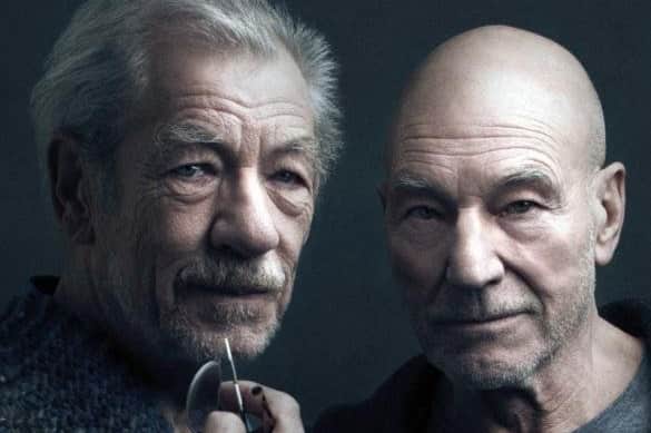 Ian McKellen and Patrick Stewart who were friends for decades