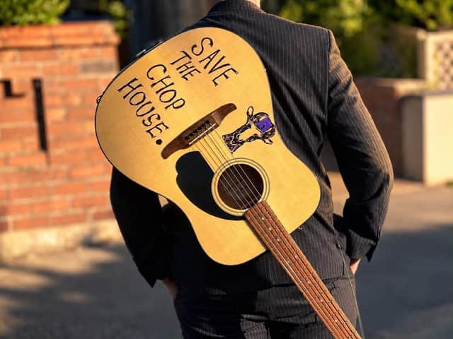 Save The Chop House guitar