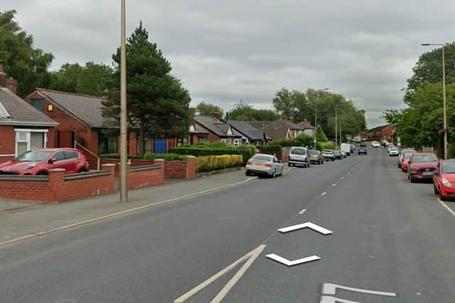 A general view of Corner Lane, Leigh, where a fire broke out early this morning