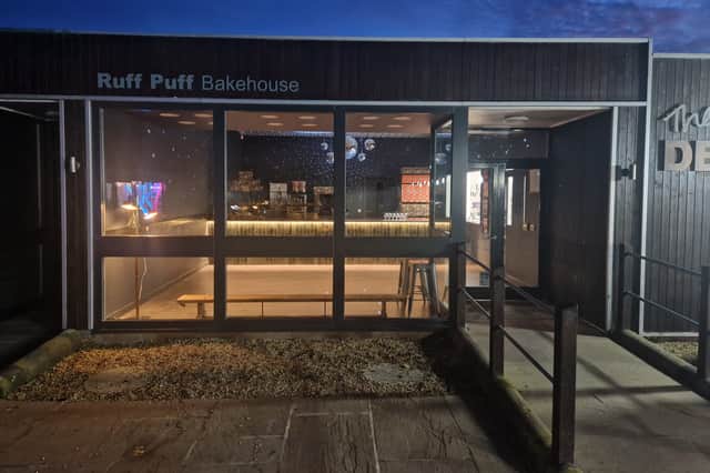 The exterior of the Ruff Puff Bakehouse