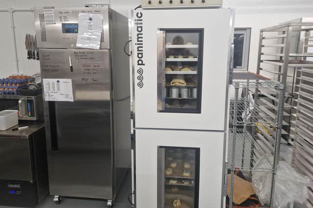 The bakehouse's state-of-the-art proving cabinet