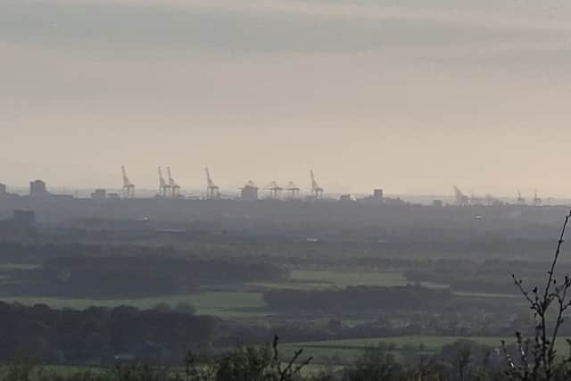 A long distance view from Billinge Lump