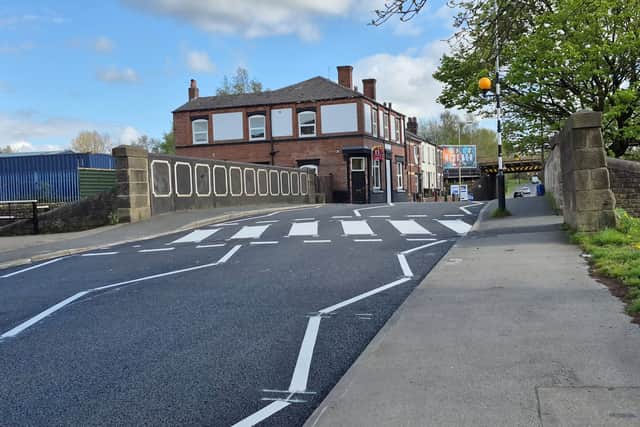 Warrington Road finally resurfaced and painted