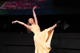 Dance student Claudia Barrett 