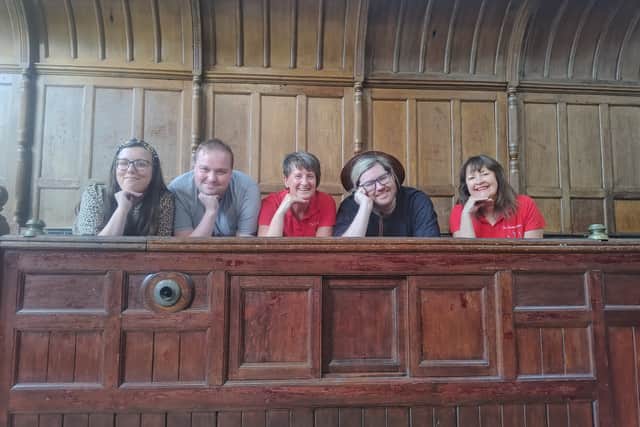 Members of Wigan Autistic Theatre Company and The Tenor Ladies