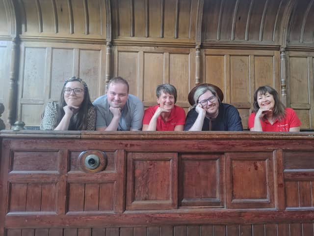 Members of Wigan Autistic Theatre Company and The Tenor Ladies