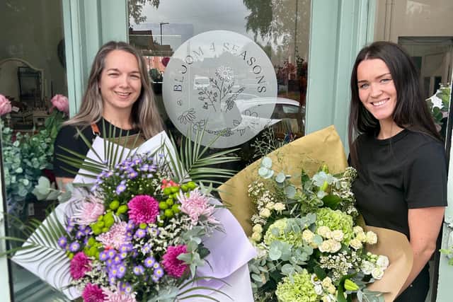Michelle and Megan - beautiful blooms