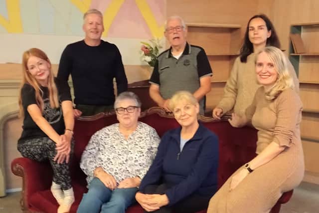 The cast of St Joseph's Players' Blithe Spirit