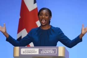 Kemi at the Tory Conference talking the talk.