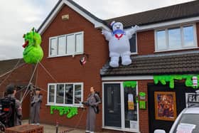 303 Park Street, Haydock looks ghoulishly good with its Ghostbusters display