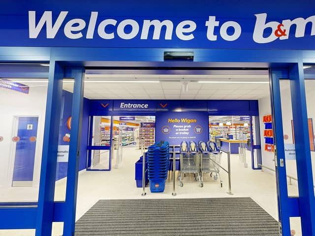 B&M's Wigan store