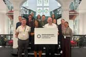 Julie Middlehurst, assistant director infrastructure and regulatory services and chair of Wigan Borough Community Safety Partnership, centre, with other members of the partnership