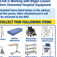Time for Wigan people to return their surplus hospital equipment