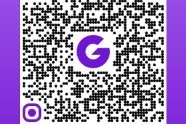 Just Giving QR Link