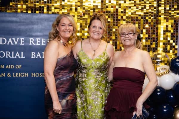 Wigan Business Awards organisers Jo Leigh and Nichola Howard with Janine Rees from headline sponsor Vanliners
