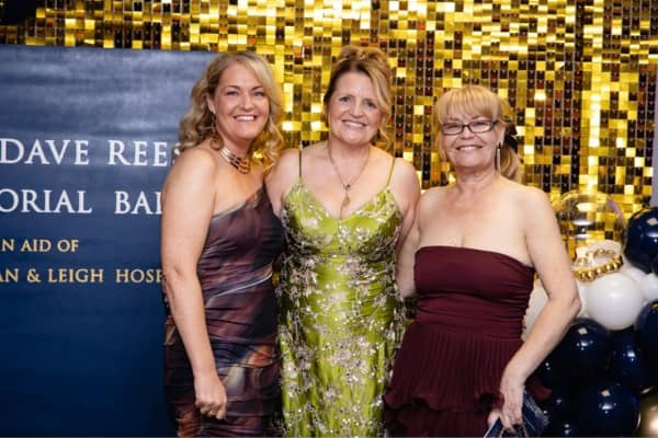 Wigan Business Awards organisers Jo Leigh and Nichola Howard with Janine Rees from headline sponsor Vanliners