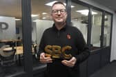 EPIC Global Solutions CEO and founder Paul Buck after his team's SBC Awards win