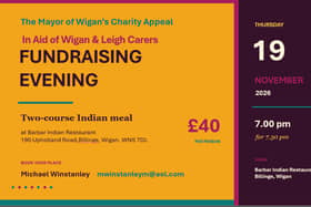 The Mayor of Wigan's Charity Appeal, supporting Wigan & Leigh Carers