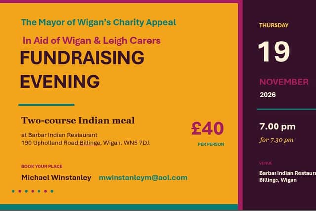 The Mayor of Wigan's Charity Appeal, supporting Wigan & Leigh Carers