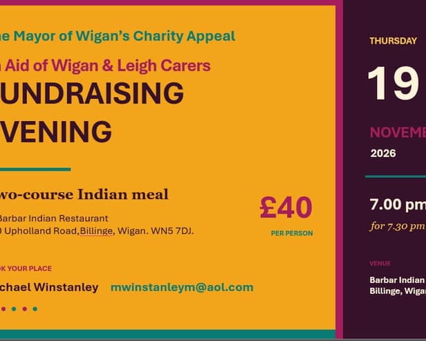 The Mayor of Wigan's Charity Appeal, supporting Wigan & Leigh Carers