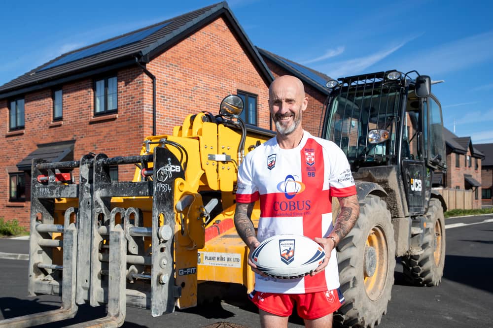 Wigan's Martin Fisher is a forklift truck driver for Bellway