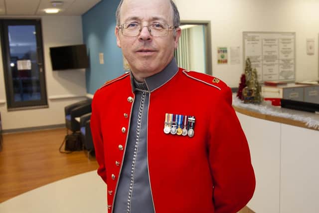 Major Alistair Bond, who uses his TA excellence in his job on the orthopaedic ward at Wrightington Hospital