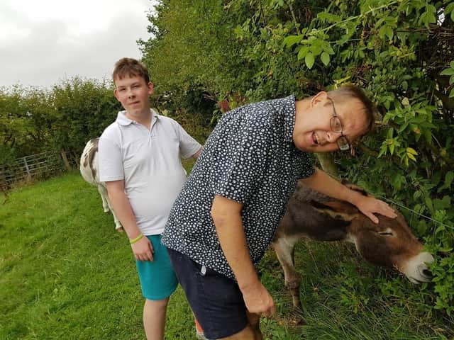 Some of the users of Wigans supported living service who are enjoying activities, fulfilling goals and having fun