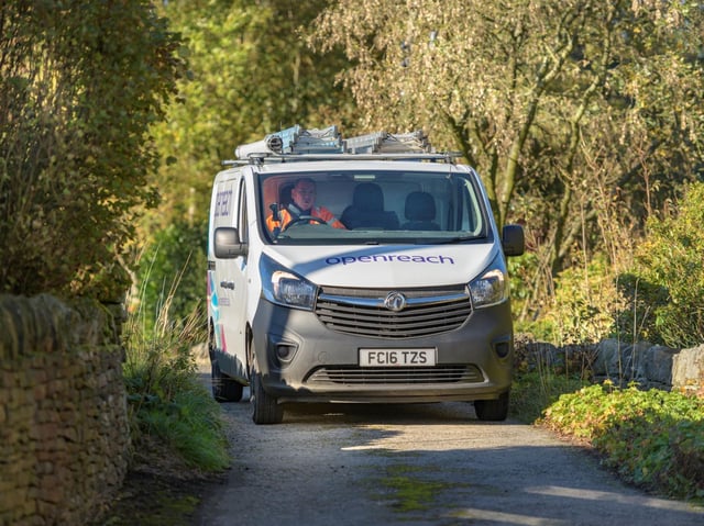 An Openreach van