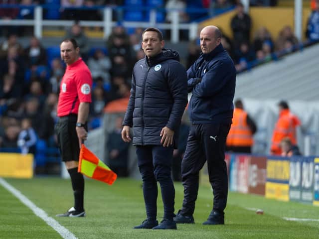 Leam Richardson, with Paul Cook