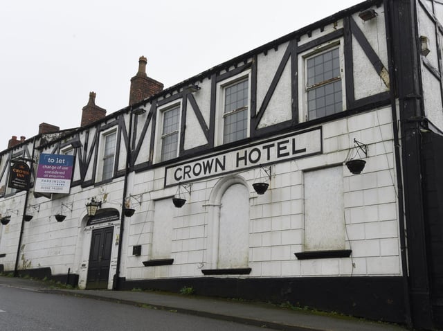 The former Crown Hotel