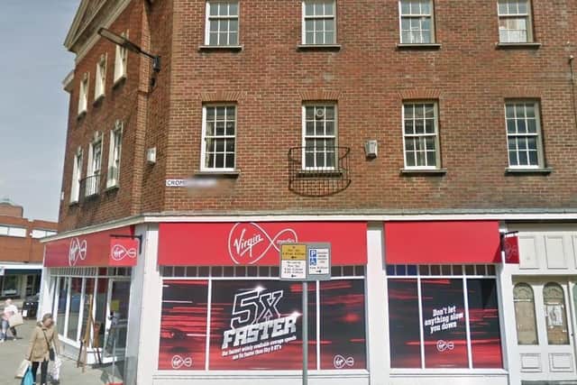 The Virgin store in Crompton Street