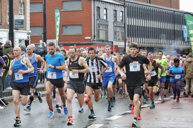 Hundreds of runners took part in last years Leigh 10k