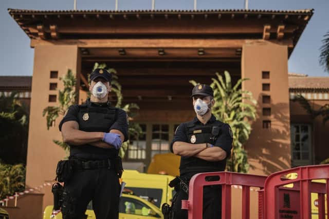 The Costa Adeje Palace hotel in La Caleta, in the Canary Island of Tenerife. Pic PA