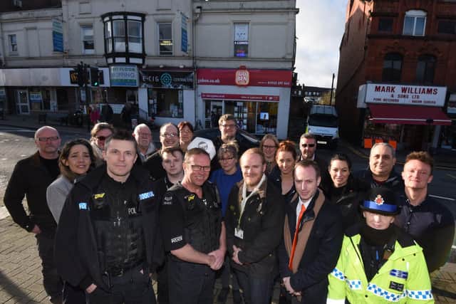 Business owners have teamed up with police and local councillors to deal with a rise in break-ins and crime in Ashton