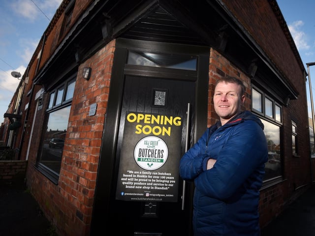 David Green outside the soon-to-be converted premises on Preston Road