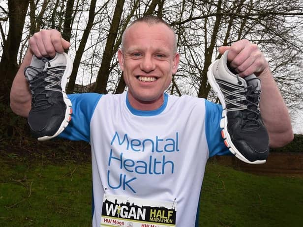Neil Crook who is to run the Wigan half marathon later this month