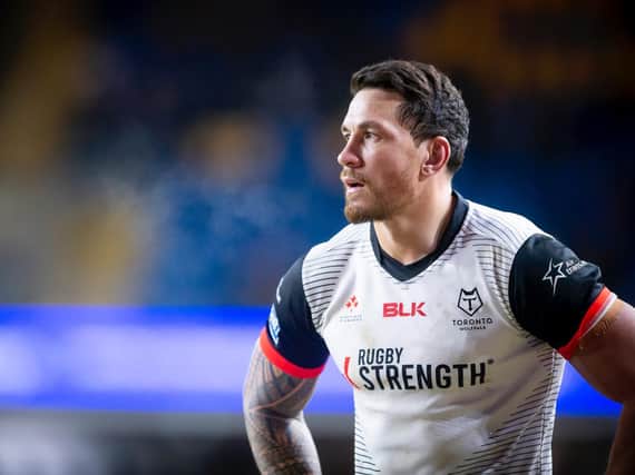 Sonny Bill Williams in Toronto Wolfpack action