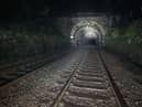 Upholland Tunnel, which was built in 1848, is to get a million-pound upgrade. The work means the line between Wigan and Kirkby will be closed on three Saturdays this month. Picture: NETWORK RAIL