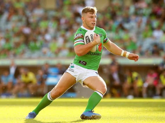 George Williams on his NRL debut