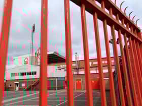 The City Ground, Nottingham is one of a number of football grounds that will be closed this weekend