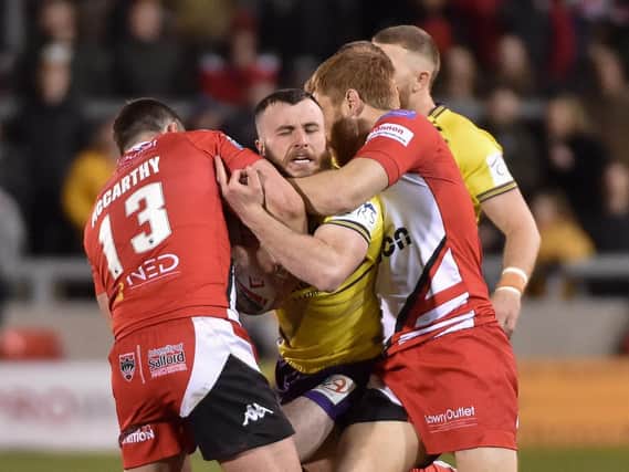 Wigan's game against Salford went ahead as normal on Friday night