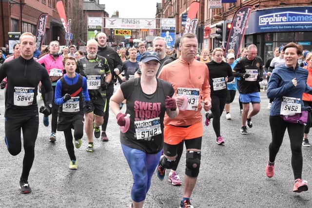 Thousands of people were due to take part in the fourth annual Run Wigan Festival