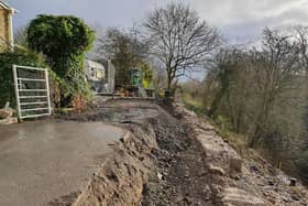 Landslip repairs Upholland