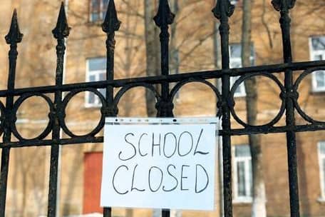 Schools will close from Friday