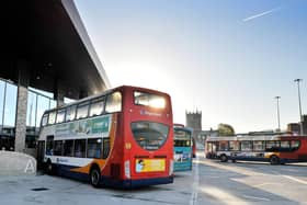 Stagecoach buses at Wigan bus station