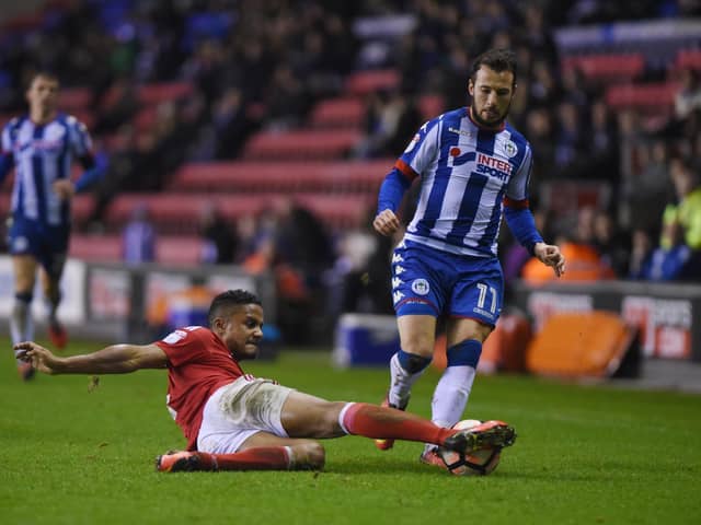 Adam Le Fondre during his Latics days