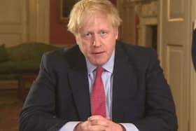 Boris Johnson ordered the public to stay at home during a TV broadcast on Monday night (Getty Images)