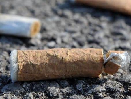 Discarded cigarettes can be dangerous