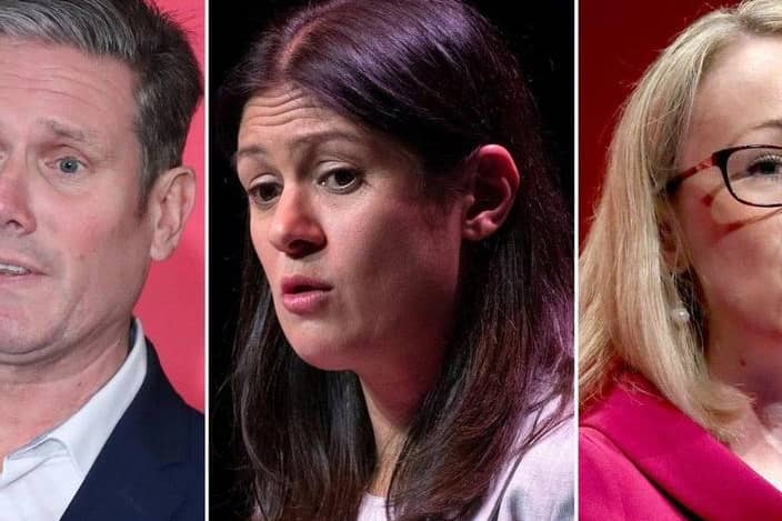 Sir Keir Starmer, Lisa Nandy and Rebecca Long-Bailey