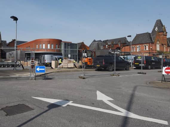 Wigan Infirmary where the new ward is being built